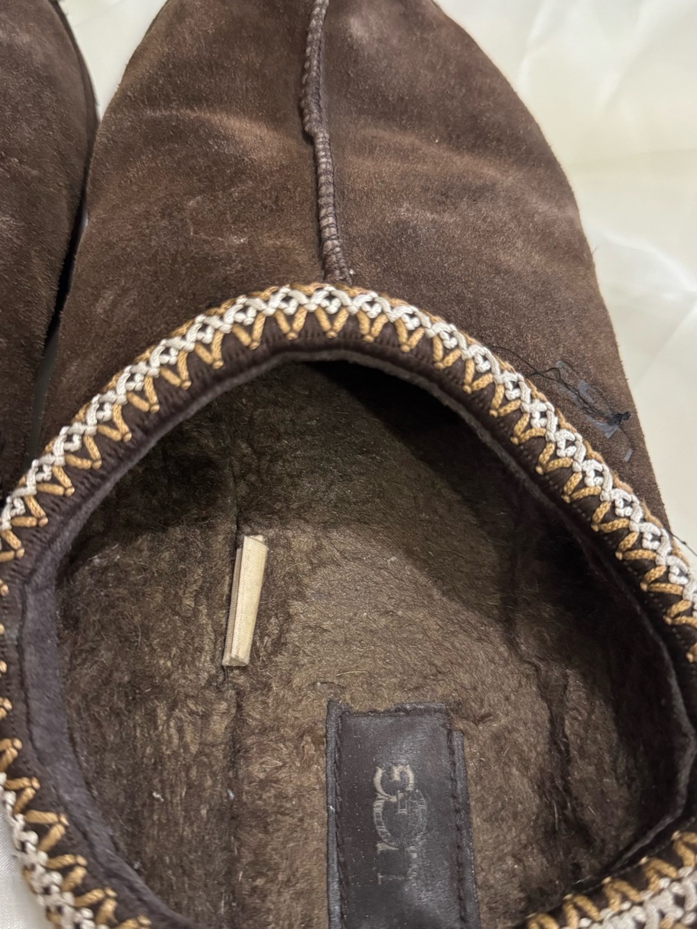 UGG brown suede Tasman slipper - Men - Picture 5 of 5